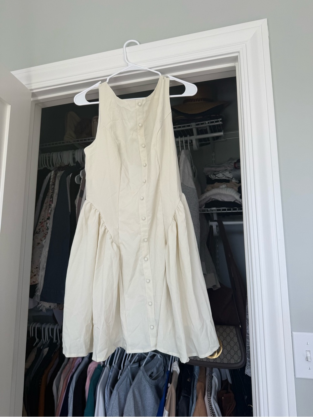 Cream dress